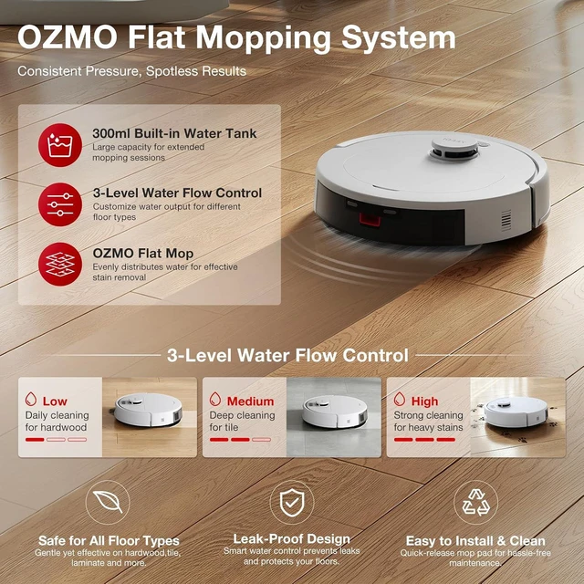 Alt view image 6 of 7 - Yeedi by ECOVACS C14 PRO Plus Robot Vacuum and Mop, Bagless Station