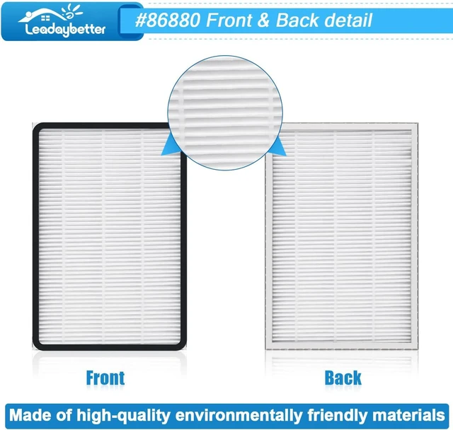 Alt view image 4 of 6 - Leadaybetter 8 Pack Vacuum Cleaner HEPA Filter Replacement for Sears Kenmore EF-2, Replace Part #86880