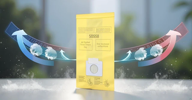 Alt view image 4 of 6 - Envirocare Premium Replacement Multi-layer Micro Filtration Vacuum Bags Compatible with Kenmore Canister Vacuums Type C/Q. 5055, 50557 and 50558 Panasonic Type C-5, 27 pack