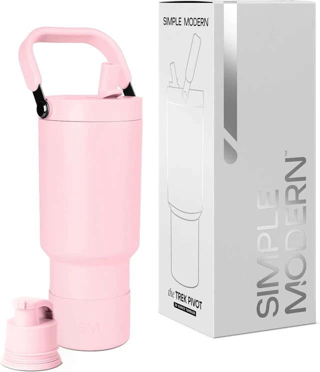 Main image of Simple Modern Tumbler with Handle, Water Jug | 30oz | Pink