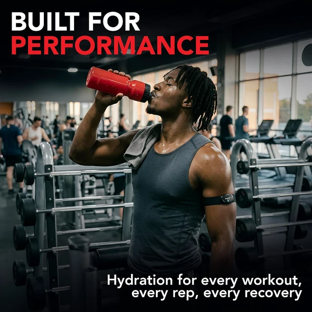 Alt view image 5 of 7 - 50 Strong Sports Water Bottles Reusable 22 oz BPA-Free Plastic Bottles with Pull Top Cap Made in USA Top Rack Dishwasher Safe Fits Most Bike Cages Brand