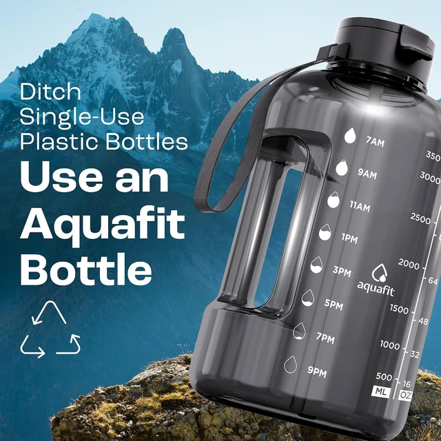 Alt view image 6 of 7 - AQUAFIT 1 Gallon Water Bottle with Time Marker