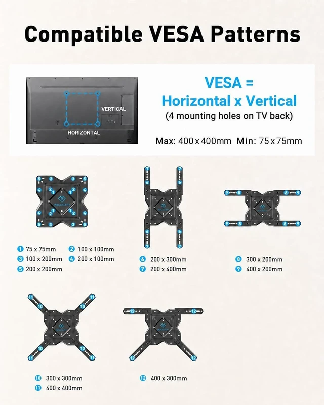 Alt view image 3 of 7 - PERLESMITH Full Motion TV Wall Mount Corner for 27-60 Inch TVs