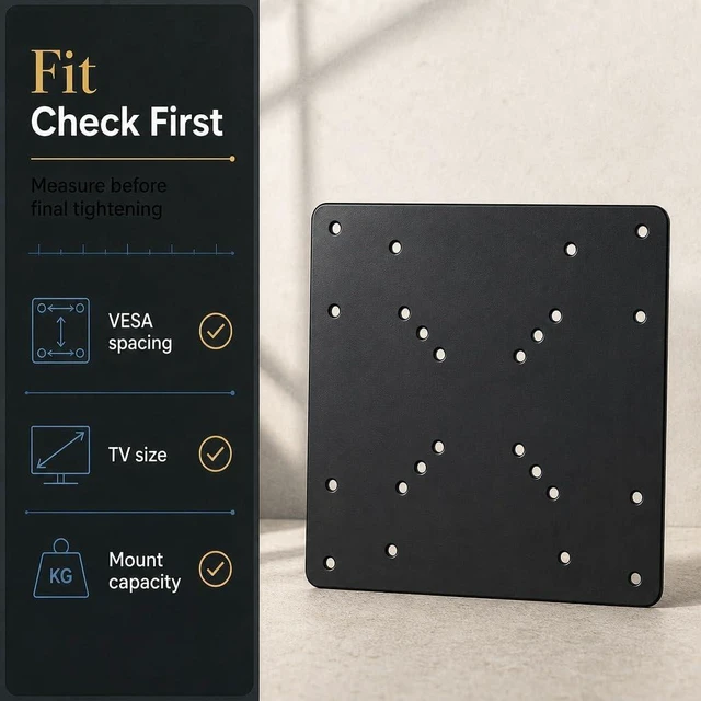 Alt view image 3 of 7 - Mount-It! VESA Adapter Plate for TVs & Monitors, 75/100 to 200x200mm