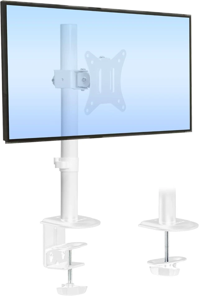 Main image of Mount-It! White Single Monitor Stand, Fits up to 32"