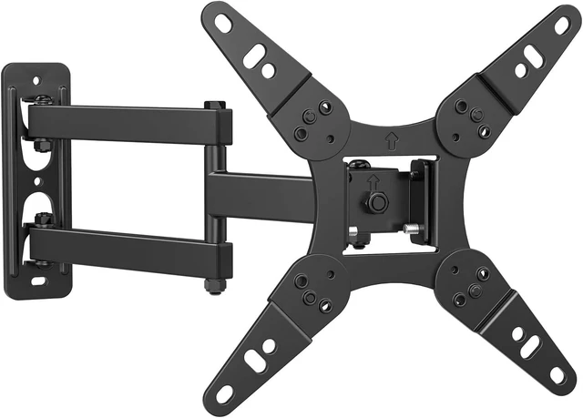 Main image of IWORKBOARD 32+ 40 inch Full Motion TV Wall Mount for 13-43" TVs & Monitor, 360° Rotating Small TV Mount Bracket,Articulating Swivel Tilting Extension, Max VESA 200x200mm, Single Studs, 55 lbs