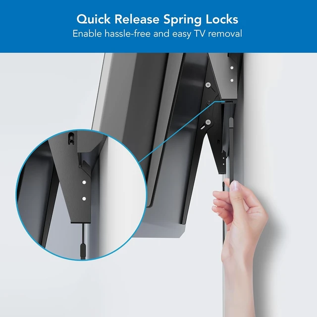 Alt view image 7 of 7 - Mount-It! 98 Inch TV Wall Mount, Heavy Duty Tilting Bracket, Holds 264 lb
