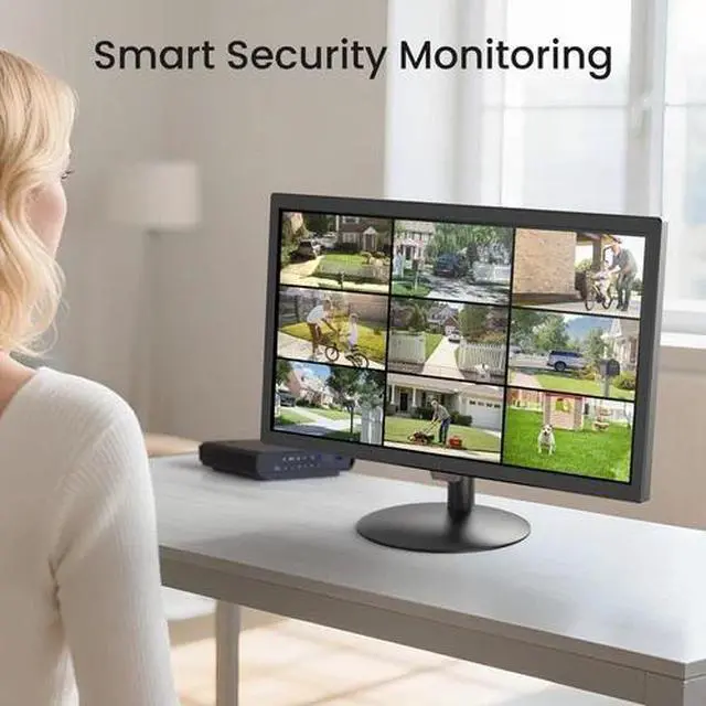 Alt view image 5 of 5 - Security Camera Monitor 22-inch 1920x1080 HD Video CCTV Screen HDMI VGA AV BNC