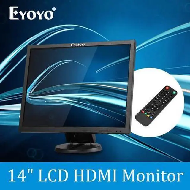 Alt view image 3 of 7 - 14" Security Monitor 1024x768 HDMI/VGA/BNC/AV for CCTV Home & 24/7 Surveillance