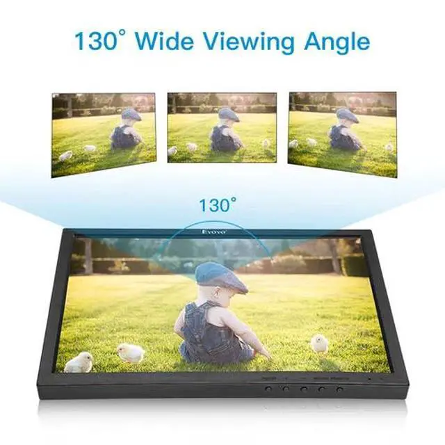 Alt view image 5 of 7 - 14" Security Monitor 1024x768 HDMI/VGA/BNC/AV for CCTV Home & 24/7 Surveillance