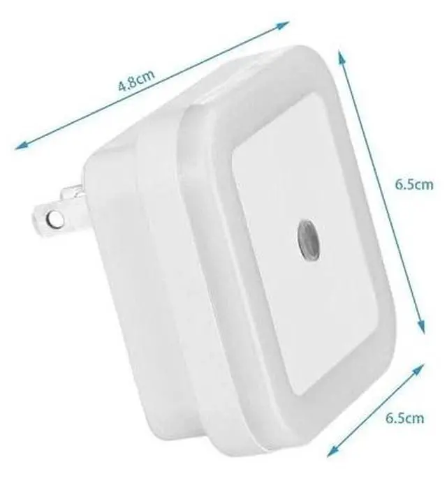 Alt view image 2 of 7 - 6-Pcs Plug-in LED Night Lights Lamp Dusk to Dawn Sensor Hallway Kitchen Bathroom