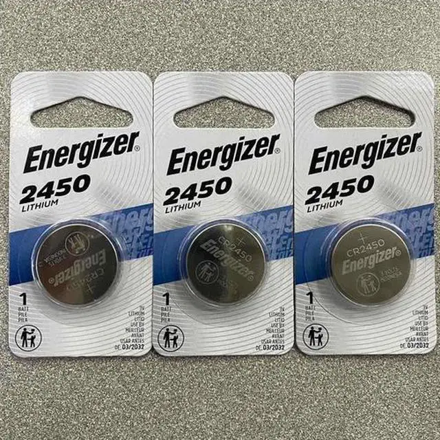 Alt view image 2 of 2 - 3 Pack New Fresh Energizer ECR2450 CR2450 BR2450 Lithium 3V Battery Exp 03/2032