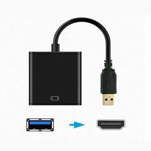 Alt view image 5 of 7 - HD 1080P USB 3.0 to HDMI Video Cable Adapter For PC Laptop HDTV LCD TV Converter