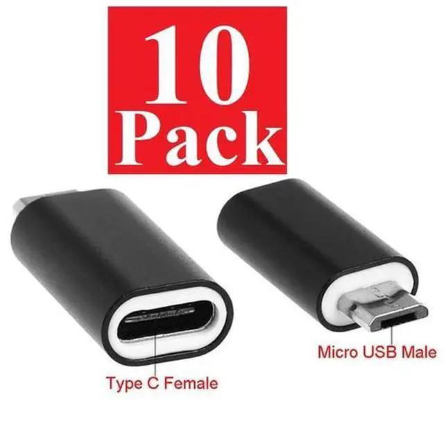 Alt view image 2 of 2 - 10 PACK Micro USB to USB 3.1 Type-C Data Adapter Converter For Samsung LG Google