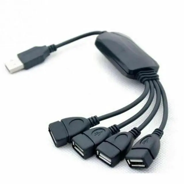 Main image of 4 Port USB 2.0 High Speed Hub Octopus Splitter 480 Mbps for PC Laptop Notebook