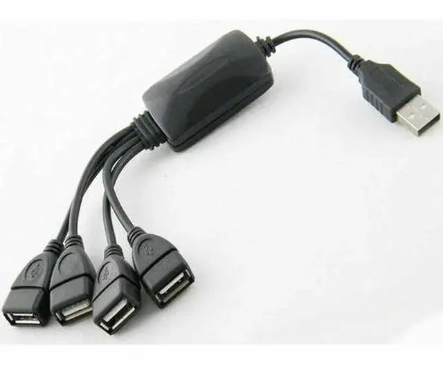Alt view image 5 of 7 - 4 Port USB 2.0 High Speed Hub Octopus Splitter 480 Mbps for PC Laptop Notebook