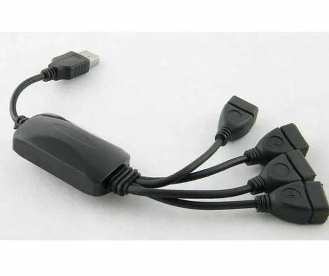 Alt view image 6 of 7 - 4 Port USB 2.0 High Speed Hub Octopus Splitter 480 Mbps for PC Laptop Notebook