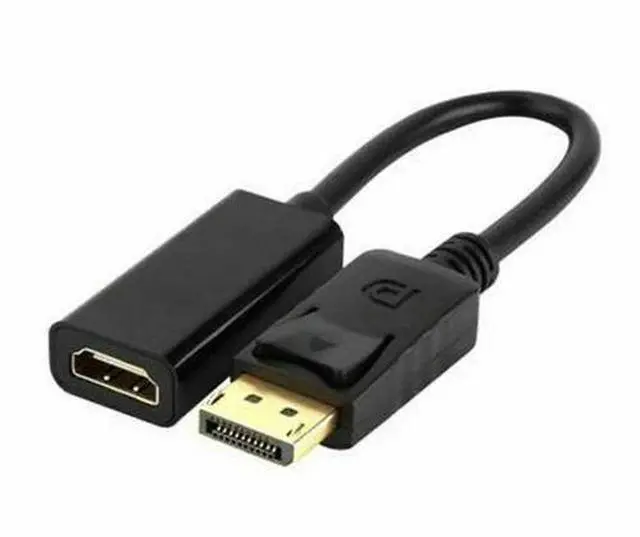 Alt view image 2 of 7 - 2X Display Port to HDMI Male Female Adapter Converter Cable DP to HDMI