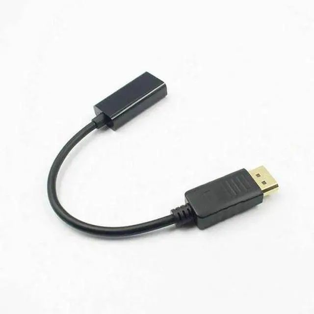 Alt view image 7 of 7 - 2X Display Port to HDMI Male Female Adapter Converter Cable DP to HDMI