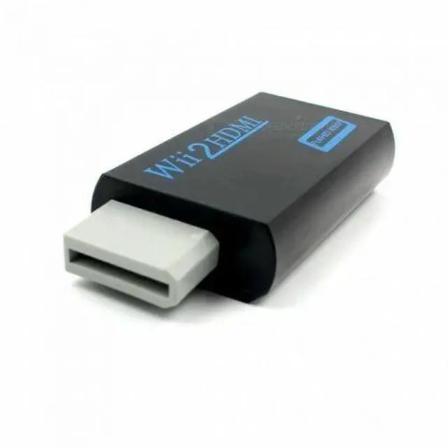 Alt view image 3 of 7 - Portable Wii to HDMI Wii2HDMI Full HD Converter Audio Output Adapter TV Black