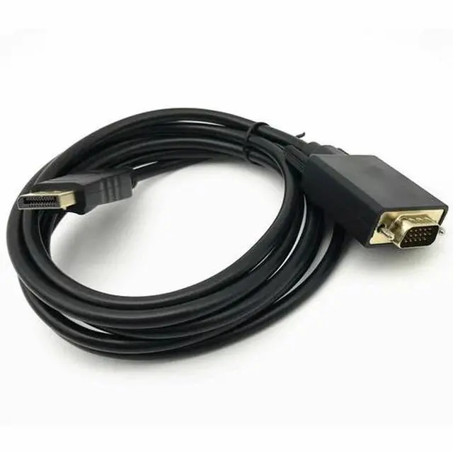 Alt view image 4 of 7 - 6 Feet Gold Plated DisplayPort DP Male to VGA Male Cable Cord For Lenovo Dell HP