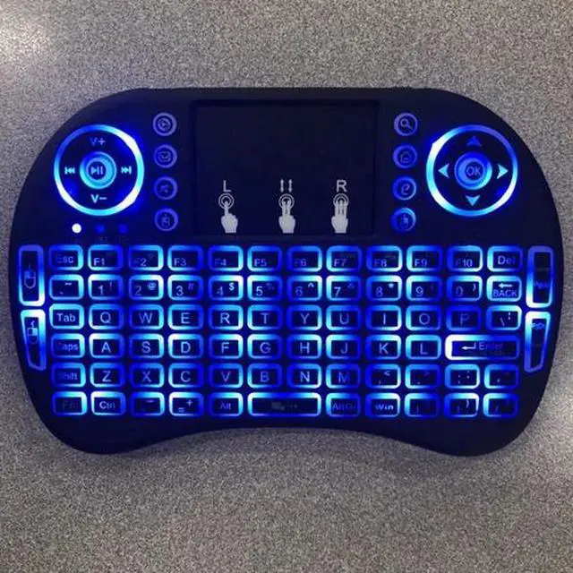 Alt view image 2 of 5 - Mini 3 Backlit i8 2.4GHz Wireless Keyboard for Respberry LG TV Box Android PC