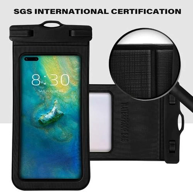 Alt view image 4 of 7 - Universal Waterproof Bag Cell Phone Dry Bag Suitable for Outdoor Swimming Beach