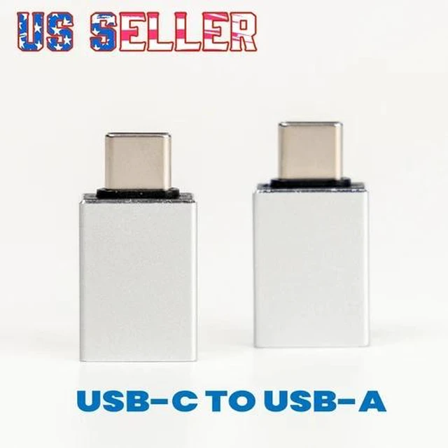 Main image of 2-Pack USB-C 3.2 Male to USB A Female Adapter Converter OTG Type C Android Phone