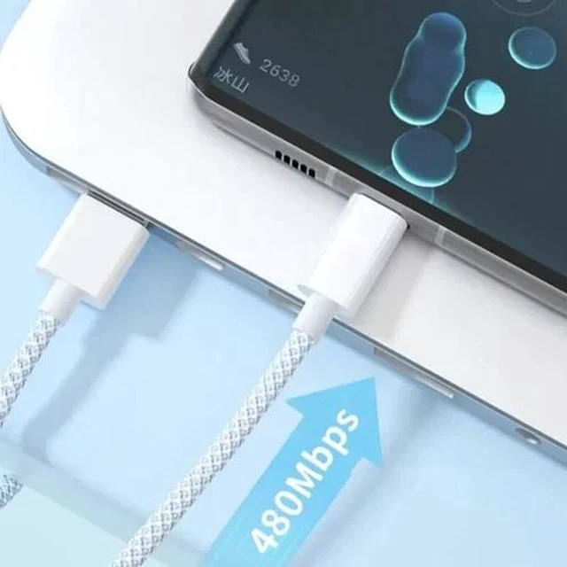 Alt view image 3 of 5 - 3X Apple USB-C to C Fast Charger Cable Type C Cord For iPhone 17/16/15/Pro Max