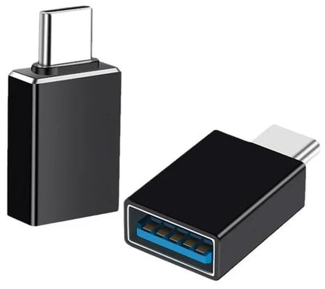 Main image of 2Pack USB-C Male to USB A Female Data Adapter Converter OTG Type C Android Phone