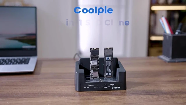 Alt view image 2 of 7 - 5 in 1 Duplicator M.2 NVMe & SATA SSD Hard Drive Docking Station Offline Cloning