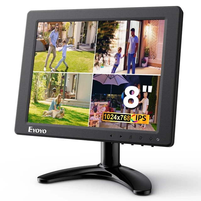 Alt view image 2 of 7 - 1024x600 7 inch Computer Screen HDMI VGA AV USB CCTV Security Monitor