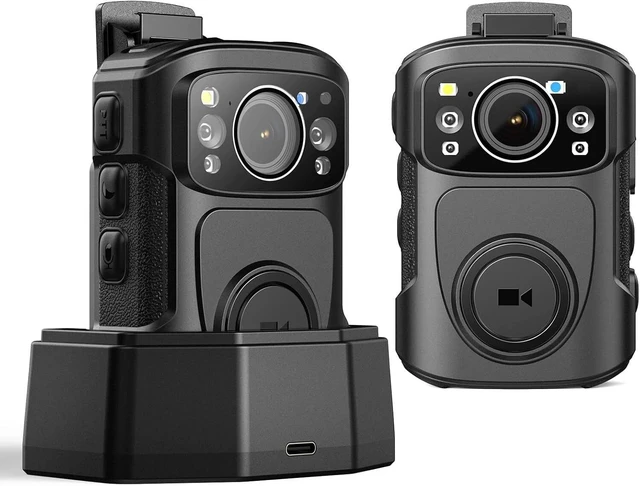 Alt view image 3 of 7 - BOBLOV B4K5 4K Body Camera Video Camcorder 3400mAh NightVision Personal Cam 128G