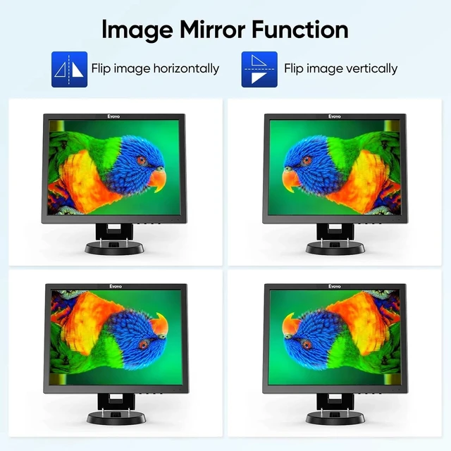 Alt view image 7 of 7 - 14 Inch LCD HDMI Monitor 1024x768 VGA Display Monitor for Security Cameras
