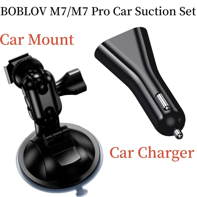Alt view image 4 of 5 - M7 Pro Car Suction Mount + car charger for M7 Pro wearable Body Camera