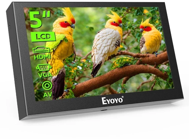 Main image of 5" Inch TFT Mini Monitor LCD Display Rear View Monitor HDMI/VGA/BNC/AV