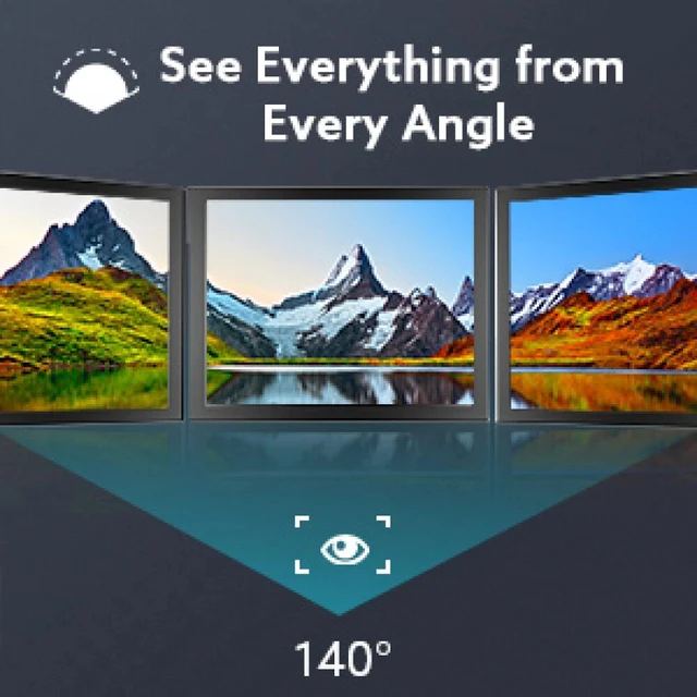 Alt view image 3 of 7 - 8" Portable HDMI/VGA/AV Monitor - 1024x768 for Car Rear View PC, DVR, CCTV