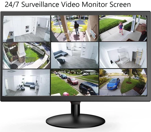 Alt view image 2 of 7 - Security Camera Monitor 22" 24/7 Surveillance HDMI VGA AV BNC Video Screen