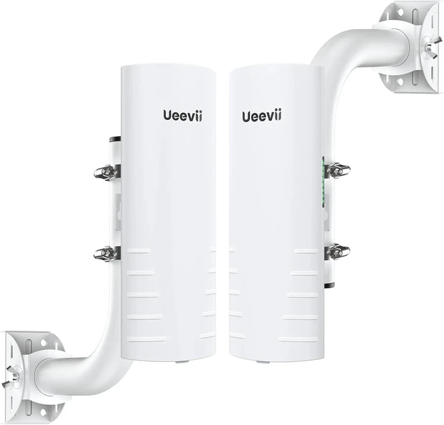 Alt view image 4 of 7 - Outdoor Wireless Bridge UeeVii CPE452 Point to Point WiFi CPE Network Extend 3KM