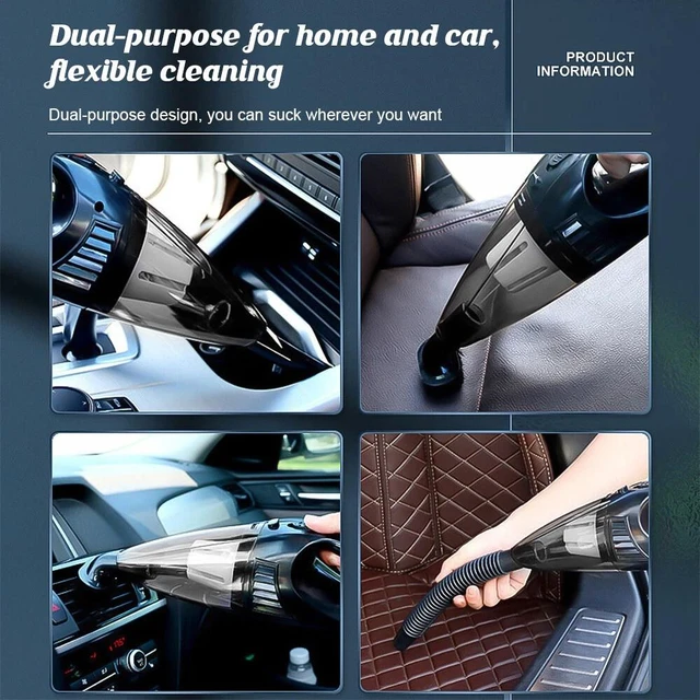 Alt view image 3 of 7 - Cordless Rechargeable Car Vacuum Powerful Handheld Car Vacuum Cleaner Portable