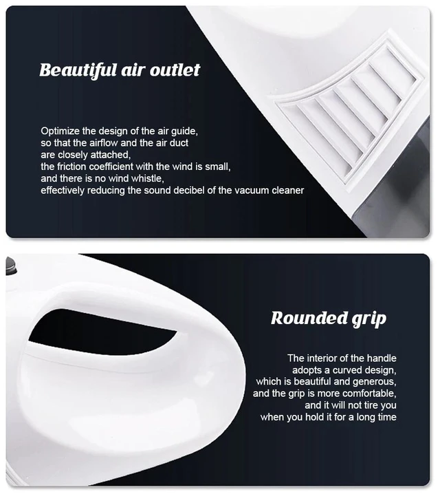 Alt view image 4 of 7 - Cordless Rechargeable Car Vacuum Powerful Handheld Car Vacuum Cleaner Portable