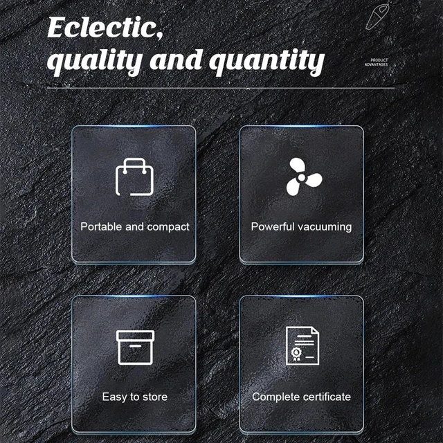 Alt view image 7 of 7 - Cordless Rechargeable Car Vacuum Powerful Handheld Car Vacuum Cleaner Portable
