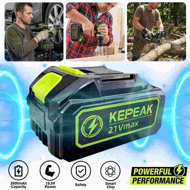 Main image of 21VBattery High Capacity Replacement Lithium-Ion Battery for Cordless Power Tool