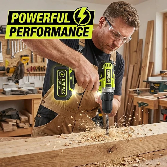 Alt view image 6 of 7 - 21VBattery High Capacity Replacement Lithium-Ion Battery for Cordless Power Tool