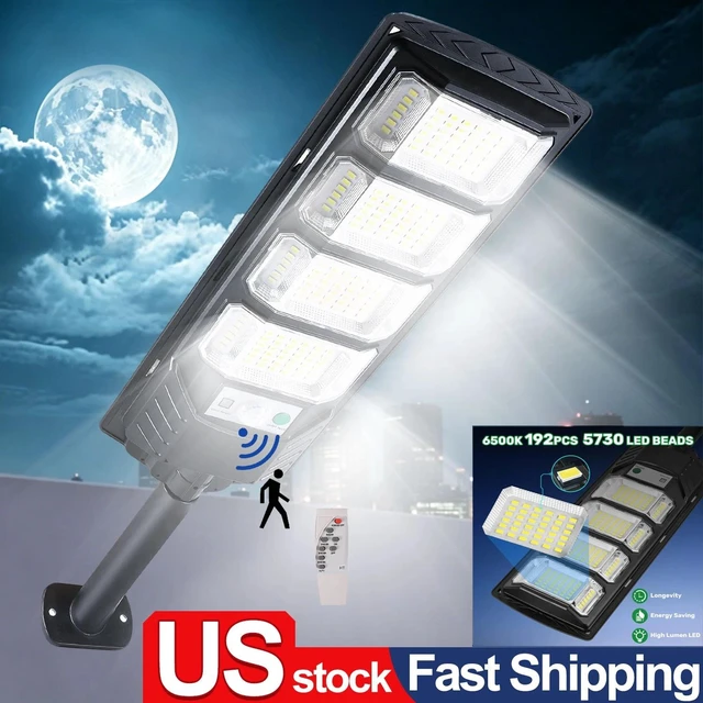 Main image of Commercial 1000000LM LED Outdoor Dusk to Dawn Solar Street Light Road Area Lamp