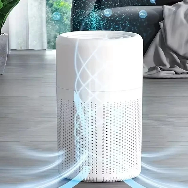Alt view image 4 of 7 - 2PCS Air Purifier for Home Room True HEPA Washable Filter Allergies Odor Smoke