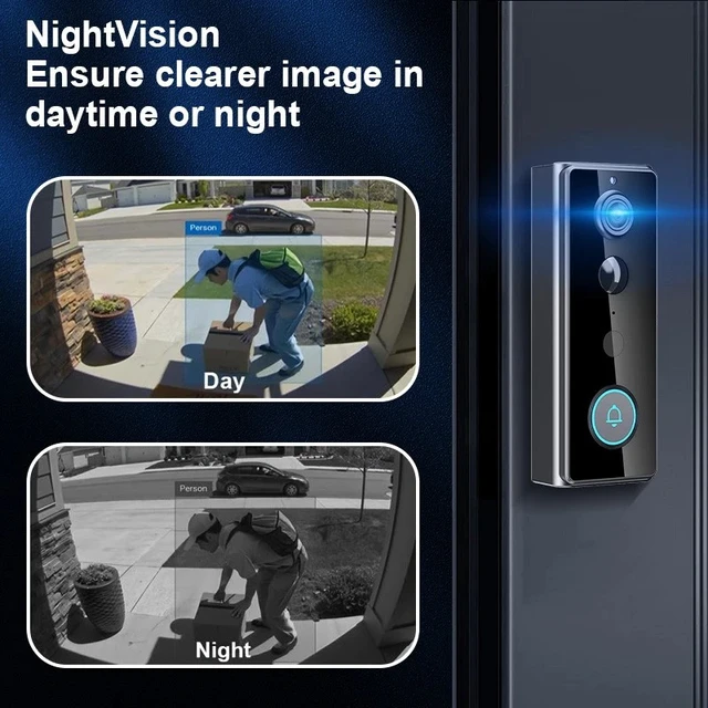 Alt view image 4 of 7 - Smart WiFi Wireless Video Doorbell Security Ring Phone Camera Door Bell Intercom