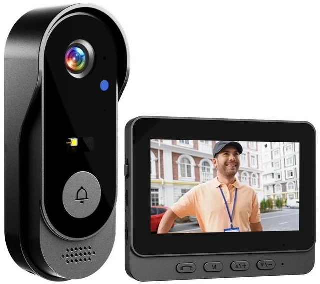 Main image of X8 Smart Video Doorbell w/ Monitor IP66 Waterproof Night Vision No WiFi Needed