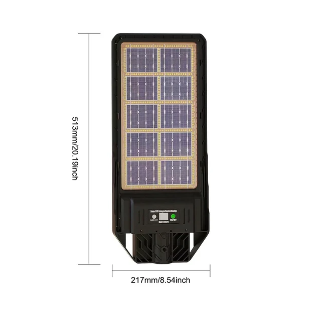 Alt view image 7 of 7 - 300W Solar Street Lights Wall Lamp Dusk to Dawn Motion Sensor Yard Lamp Outdoor