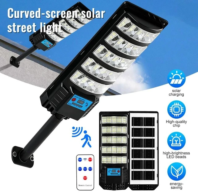Main image of 300W Commercial Solar Street LED Light Dusk to Dawn Road Area Flood Outdoor Lamp